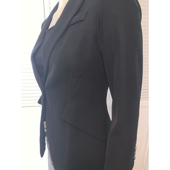 Susie Lady Black Blazer Size Small - Picture 5 of 10